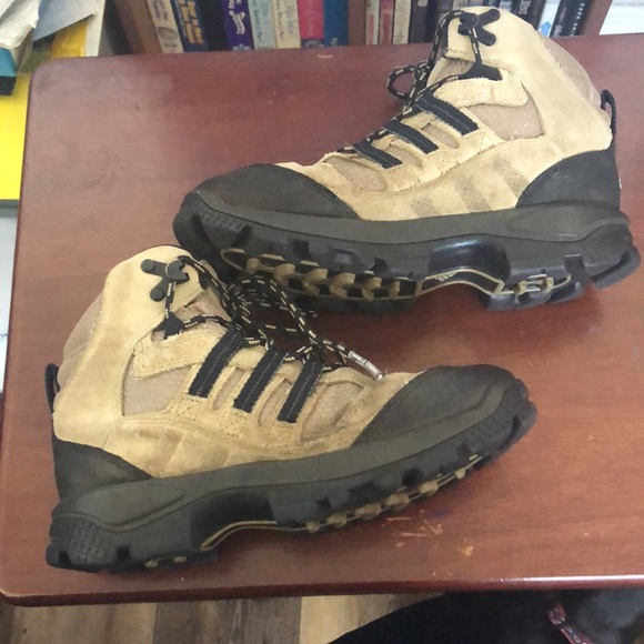 adidas Shoes Adidas Geofit Tan Black Suede Mid Hiking Boots Sz 6